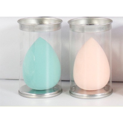 Hộp 1 bông phấn tán kem nền hình giọt nước, hộp nhựa nắp nhôm (Màu ngẫu nhiên)