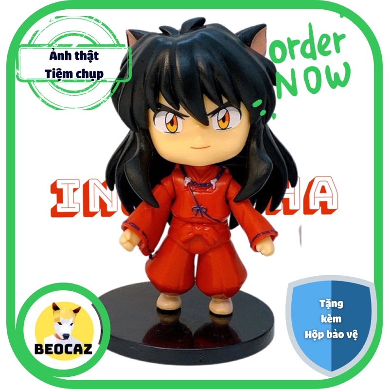 [Tặng Hộp Bảo Vệ] Set mô hình mẫu to 8cm Inuyasha Khuyển Dạ xoa Seshomaru Kagome Kikyo ship hoả tốc Beocaz