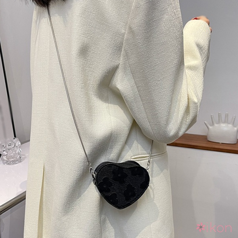 Túi Đeo Chéo Mini Thời Trang Mùa Hè Tim Cho Nữ Túi Đeo Chéo Đựng Điện Thoại Hình Trái