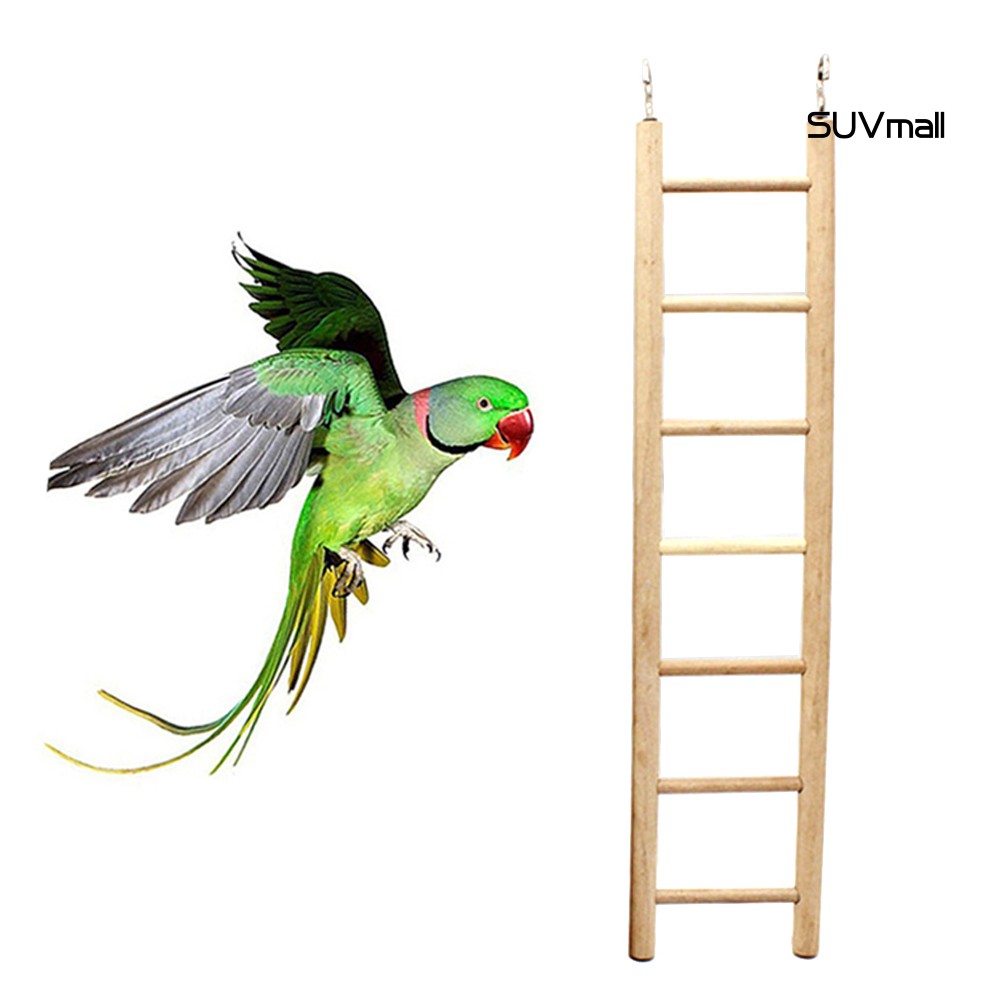 Thang Gỗ Đồ Chơi Vui Nhộn Cho Vẹt 3 / 4 / 5 / 6 / 7 / 8 Nấc
