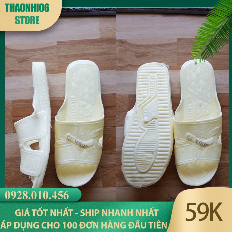 Dép lê nhựa dẻo chống trơn trượt siêu bền cho cả nam và nữ
