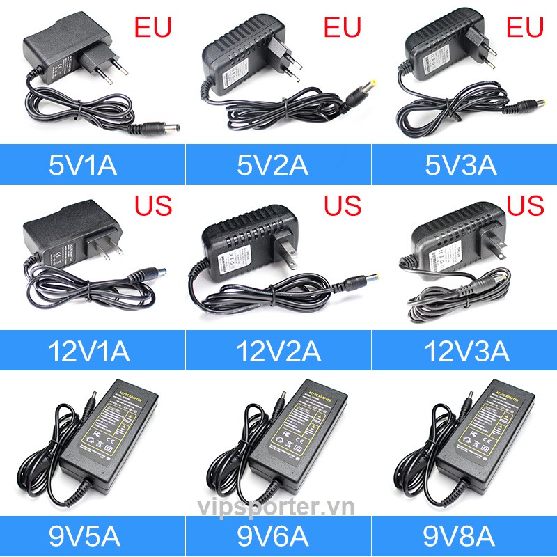 Nguồn Cấp Điện Ac / Dc 1a 2a 3a 5a 6a 8a Led 220v Sang 5v 9v 12v 13v 14v 15v 24v