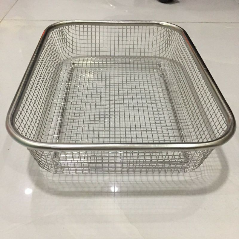 RỔ LƯỚI INOX 304 TIỆN DỤNG CÓ 3 KÍCH CỠ