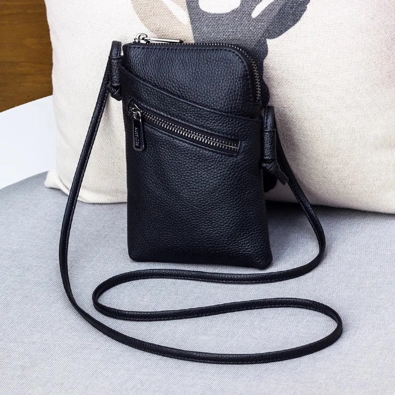 Túi Da pu Đeo Vai Đựng Điện Thoại Có Khóa Kéo Thời Trang Mới 2022 Cho Nữ fna240