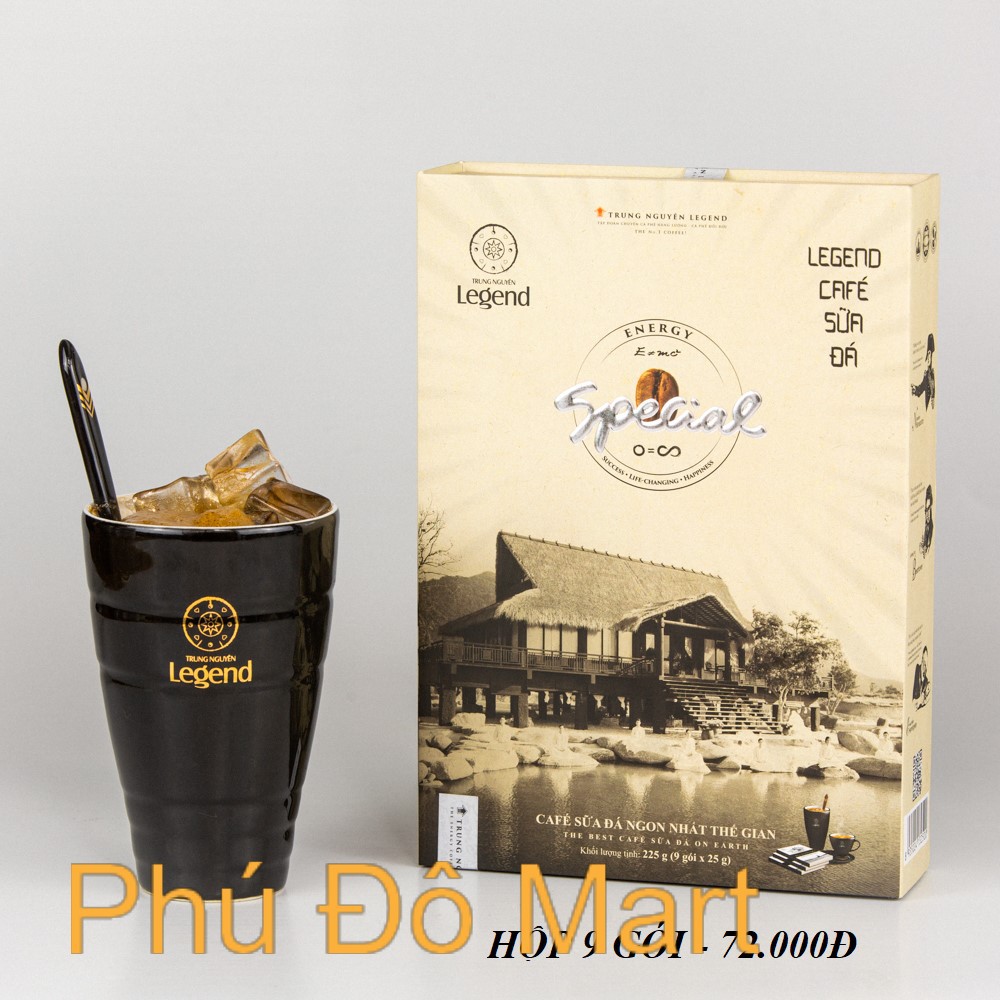 Cà phê hòa tan legend sữa đá trung nguyên _ hộp 9 gói - ảnh sản phẩm 3