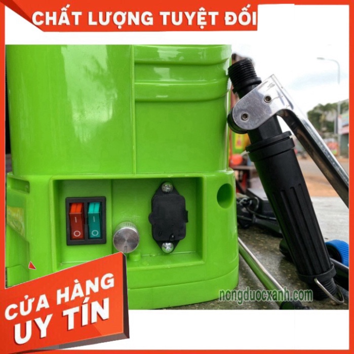 Bình phun thuốc trừ sâu 20L, bình xịt điện tưới cây DIÊN KHÁNH - 12V/12A Bơm đôi, 20 lít - Quà hot - Nhà thuốc An Khang