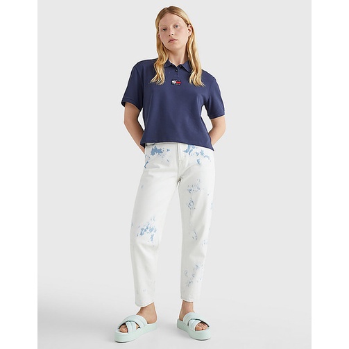 Tommy Hilfiger - Áo polo nữ tay ngắn tjw center badge polo ss DW0DW10347