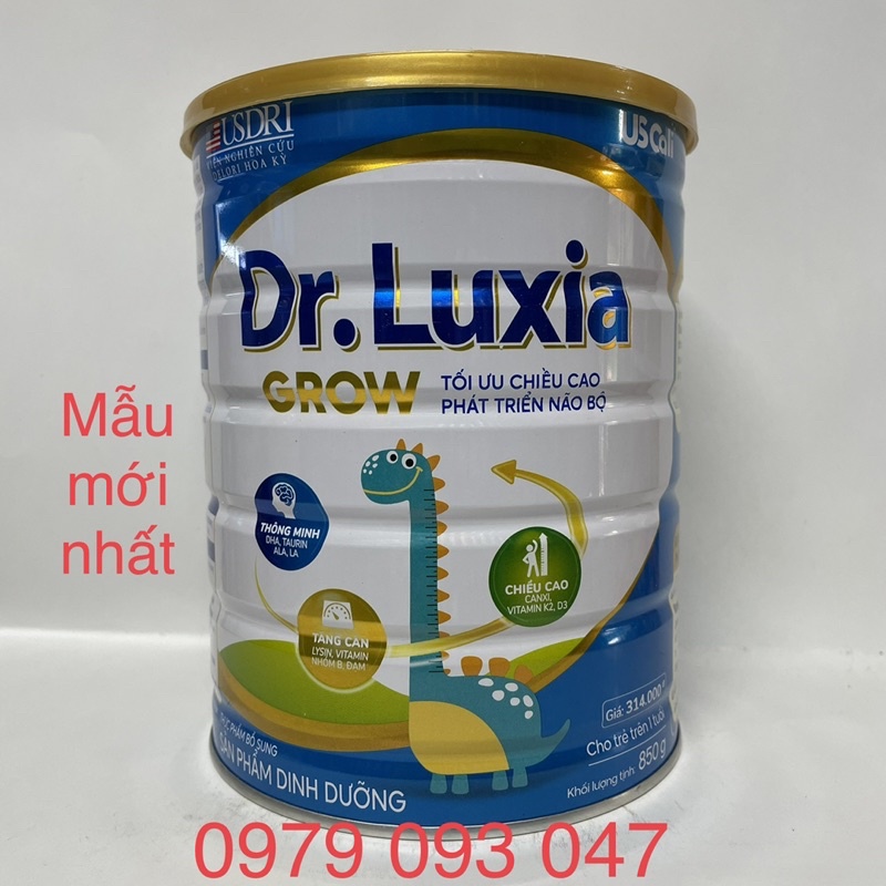 Sữa bột Dr. Luxia Grow - lon 900g ( phát triển chiều cao ) HSD: 01/2024