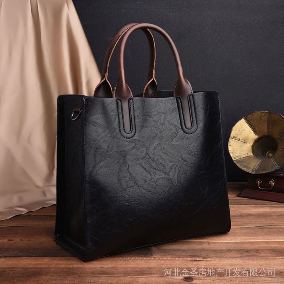 Túi Xách Tay Nữ Cỡ Lớn Thời Trang Vintage