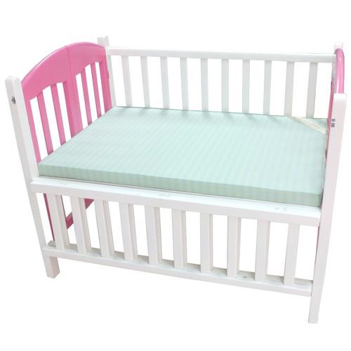 Giường cũi XĐ màu trắng xanh 110 x 70 x 90 cm