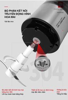 Ranbem224A - Máy xay thịt siêu nhanh và siêu bền
