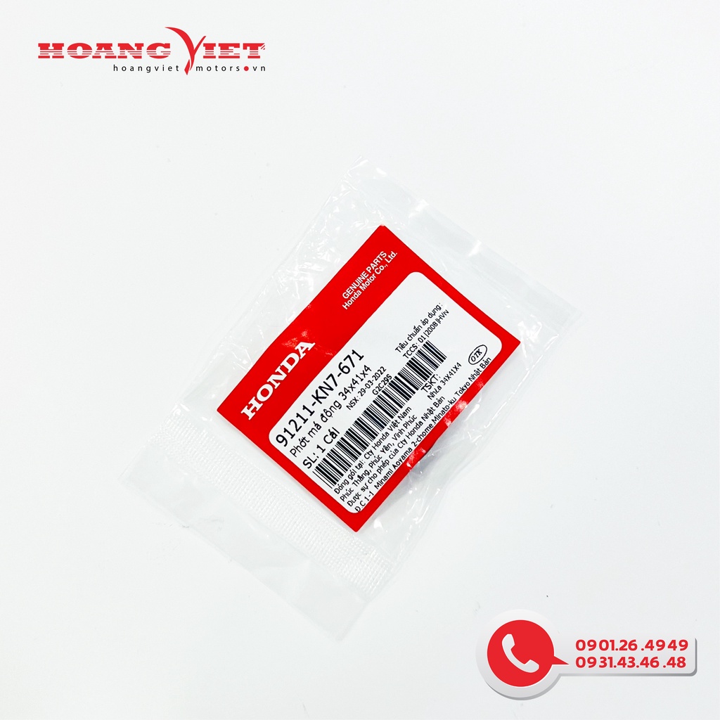 Phớt má động 34x41x4 - HONDA Phớt má động HONDA nhiều dòng xe ga 34x41x4 - 91211KN7671