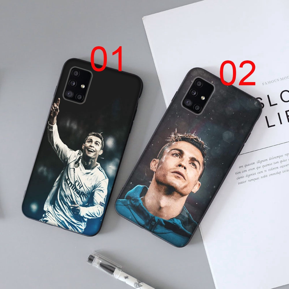 Ốp điện thoại mềm họa tiết CR7 Cristiano Ronaldo cho Samsung Galaxy A11 A21 A41 A51 A71 A81 A91