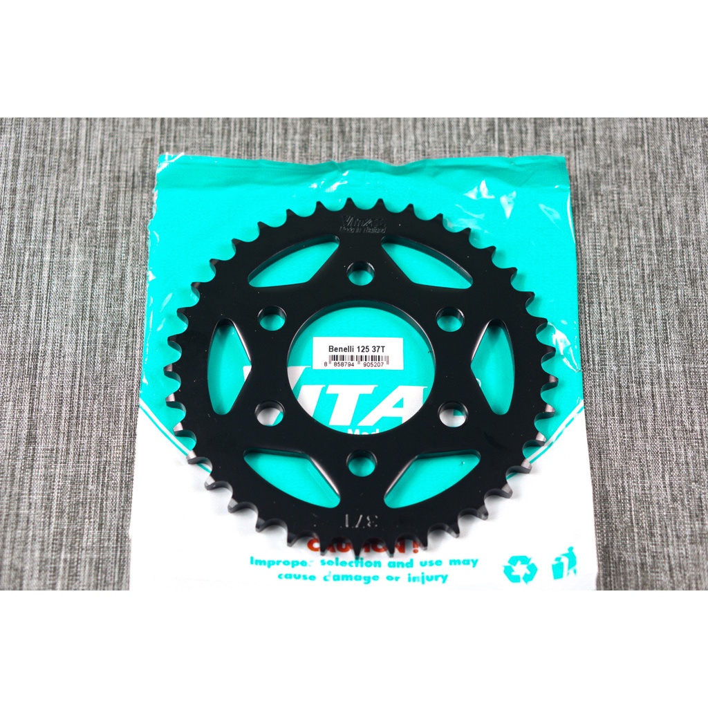 Nhông sên dĩa Benelli 125/ 150/ 175 /NTN 125 SÊN VÀNG 9 ly hiệu VITAL - NSD, xích đĩa tải chính hãng Thái Lan