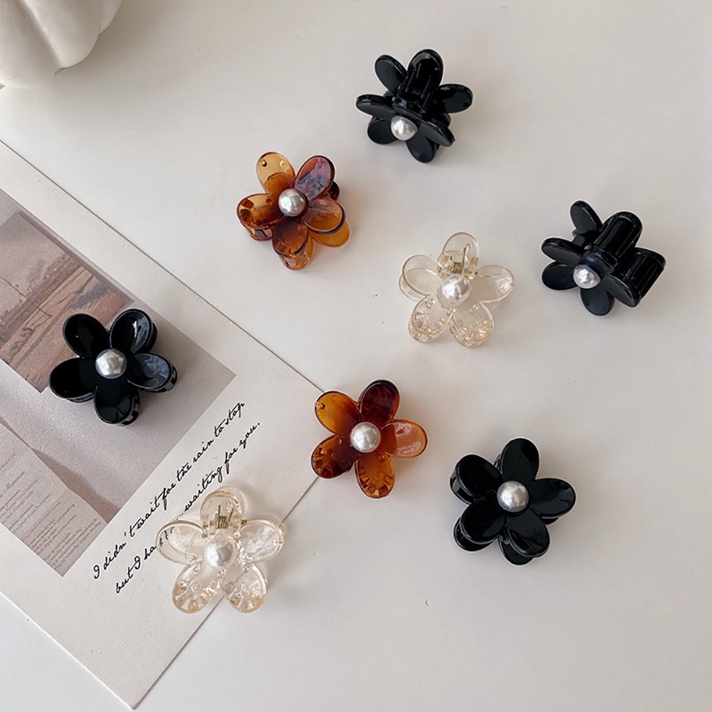 Kẹp Tóc Hình Hoa Đính Ngọc Trai Giả Thời Trang Hàn Quốc Cho Nữ