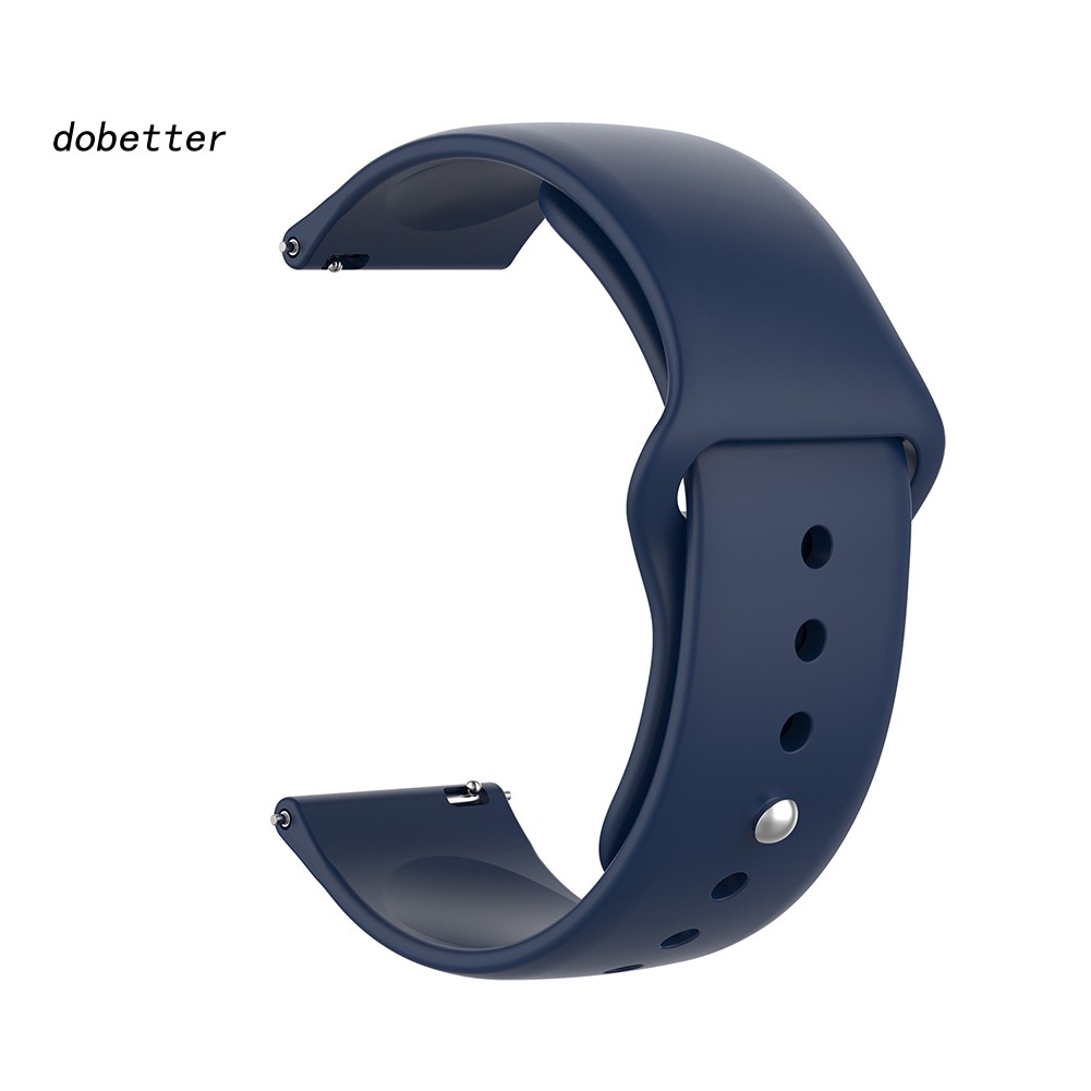 Dây silicone thay thế 20mm thiết kế tiện lợi cho đồng hồ thông minh Garmin Vivo Active3