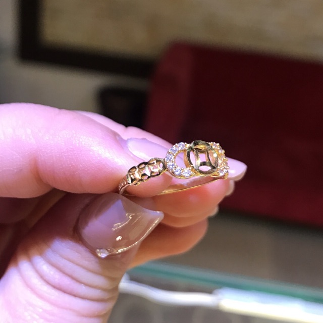 Nhẫn kim tiền vàng tây 2020