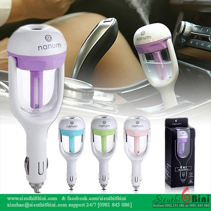 MÁY TẠO OXY VÀ HƯƠNG THƠM CHO XE HƠI