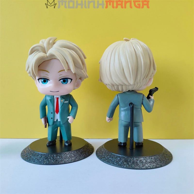Mô hình 6 nhân vật Spy X Family Gia đình điệp viên Chibi Loid Forger Yor Forger Anya Forger cao 10cm