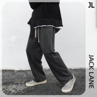 Quần nỉ dài Black Pants, JACK LANE, quần nỉ nam nữ Unisex Jack Lane ống xuông