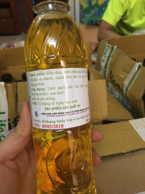 1 lít nước lau sàn bio clean của viện hàn lâm KHCN