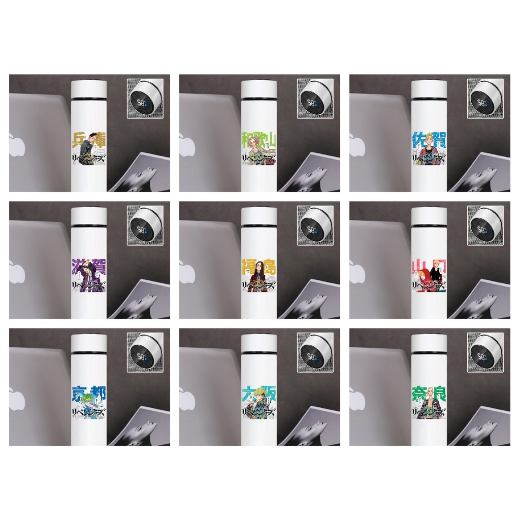Bình giữ nhiệt đựng nước in hình nhân vật TOKYO REVENGERS anime chibi tiện lợi lưu niệm
