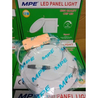 Đèn Led âm trần MPE 9w 12w