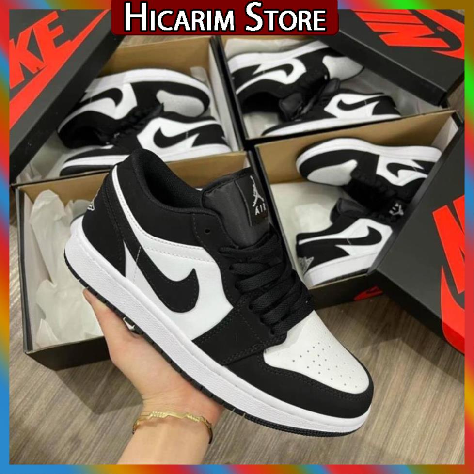 Giày 𝐉𝐨𝐫𝐝𝐚𝐧 1 low panda đen trắng, Giày JD1 low panda cổ thấp bản đẹp đầy đủ bill box
