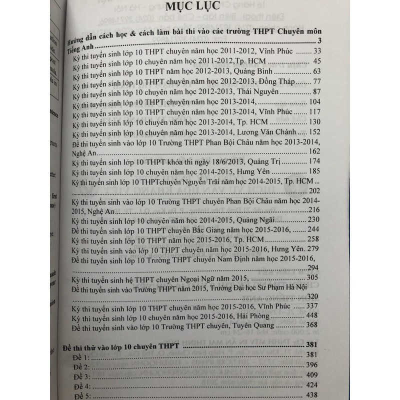 Sách - Chiến Thắng Kỳ Thi 9 Vào 10 Chuyên Môn Tiếng Anh