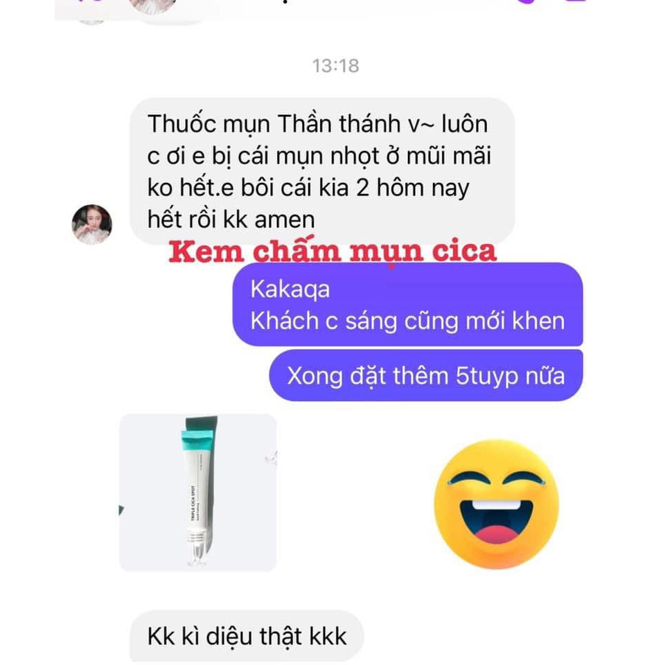 Tinh chất chấm mụn Triple CiCa Spot