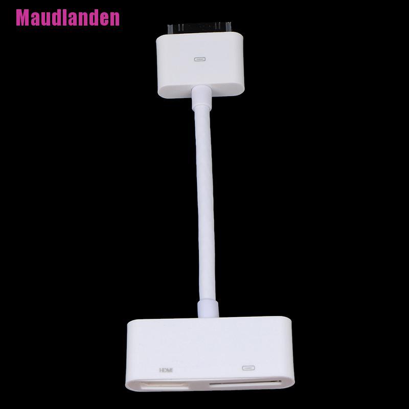 Đầu Chuyển Đổi 30 Pin Sang Hdmi Video Cho Ipod I Pad 2 3 Iphone 4 4s 2g 3gstouch Hdtv