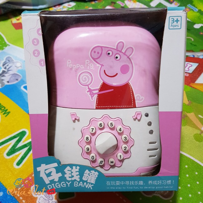 Két Sắt Thông Minh Heo Peppa & Elsa Dễ Thương Cho Bé