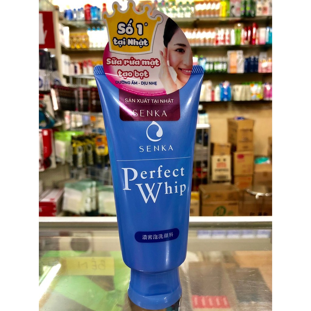 [Mã FMCGMALL -8% đơn 250K] Sữa rửa mặt tạo bọt chiết xuất tơ tằm trắng Senka Perfect Whip 150g | BigBuy360 - bigbuy360.vn