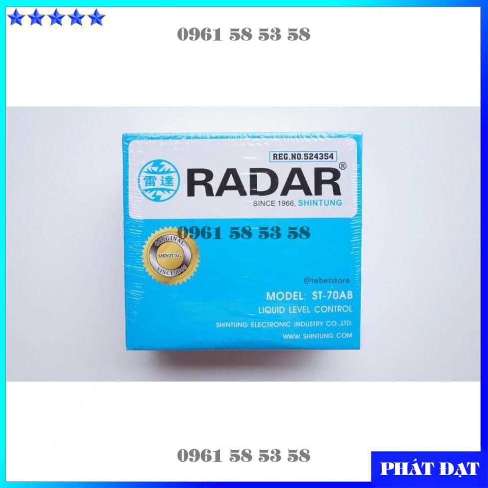 Công tắc điện phao nước Radar ST-70AB (HĐ)