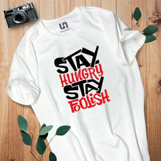 Lunisolar - Áo thun Cotton Nam Stay Hungry Stay Foolish