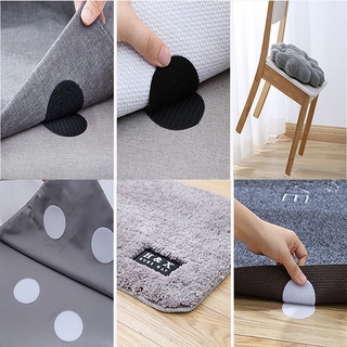 Combo 5 Băng Gai Tròn Dán Xé Dính Vải Dán Rèm Velcro Sơ Sinh Cặp Hình Tròn Vuông Gắn Cho Ghế Đệm Thảm Tấm Holde
