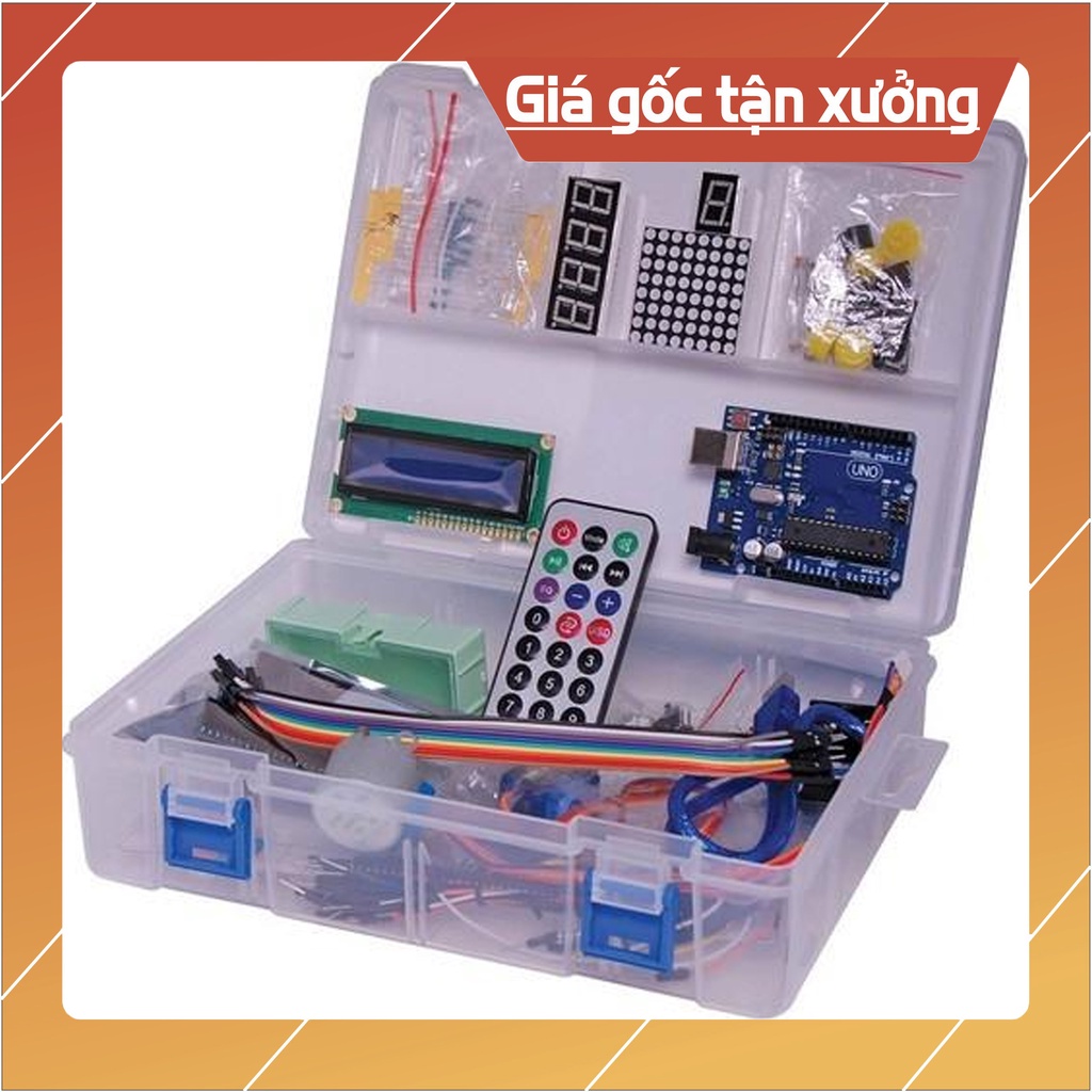 Bộ Kit Học Tập Arduino UNO R3 Cơ Bản/32 món.