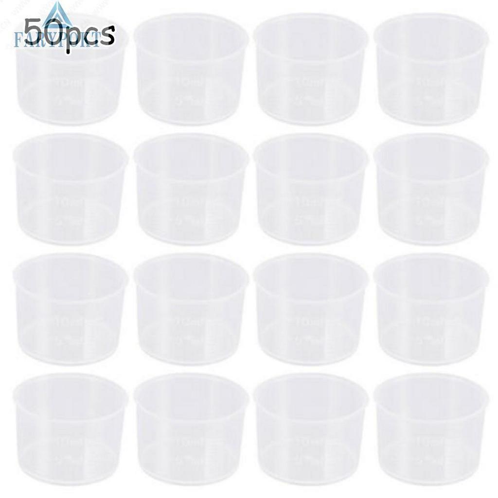 Cốc đong bằng nhựa trong suốt đa năng tiện lợi dung tích 10ml