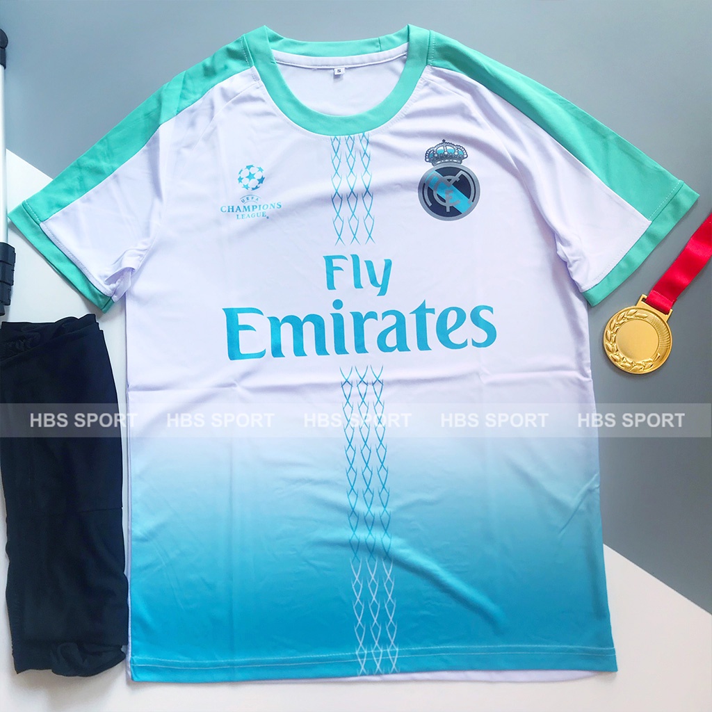 Áo Bóng Đá Real Madrid Training 2022 - Đồ Đá Banh Đẹp - HBS SPORT