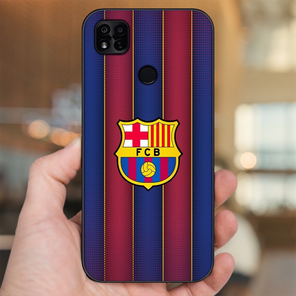 Ốp lưng Xiaomi Redmi 10A viền đen in hình Barcelona Barca