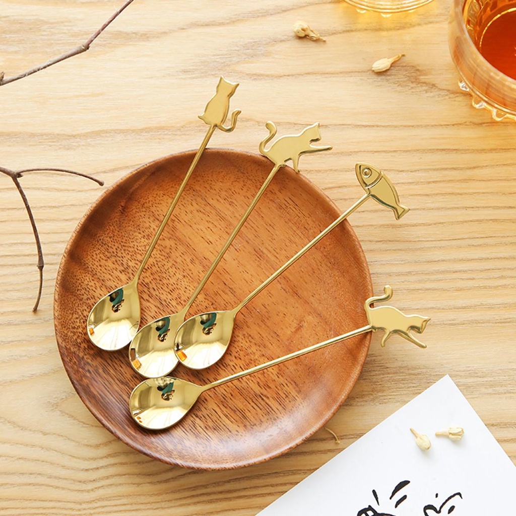 Muỗng Khuấy Đồ Uống Bằng Thép Không Gỉ