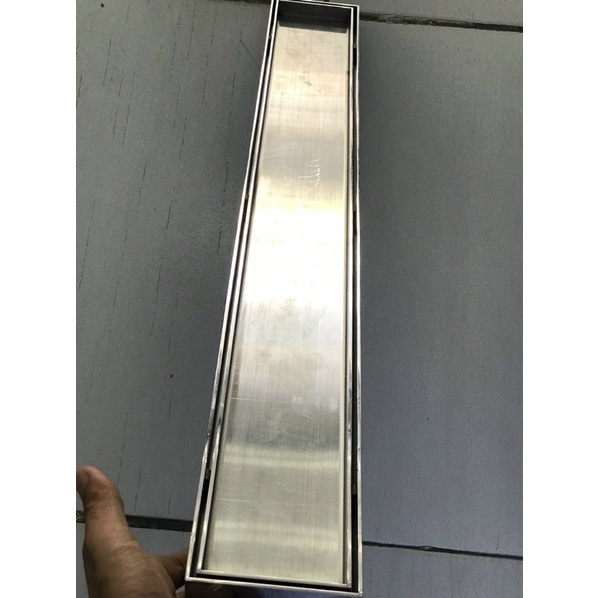 Phễu thoát sàn dài inox304 dày đúc chống mùi 30,40,60cm - hàng cao cấp bảo hành trọn đời