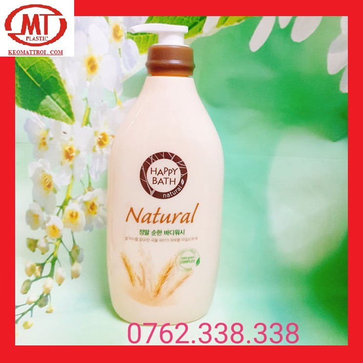 [chính hãng-giá sỉ ] Sữa tắm Happy Bath trắng da hương lúa mạch 900ml Hàn Quốc