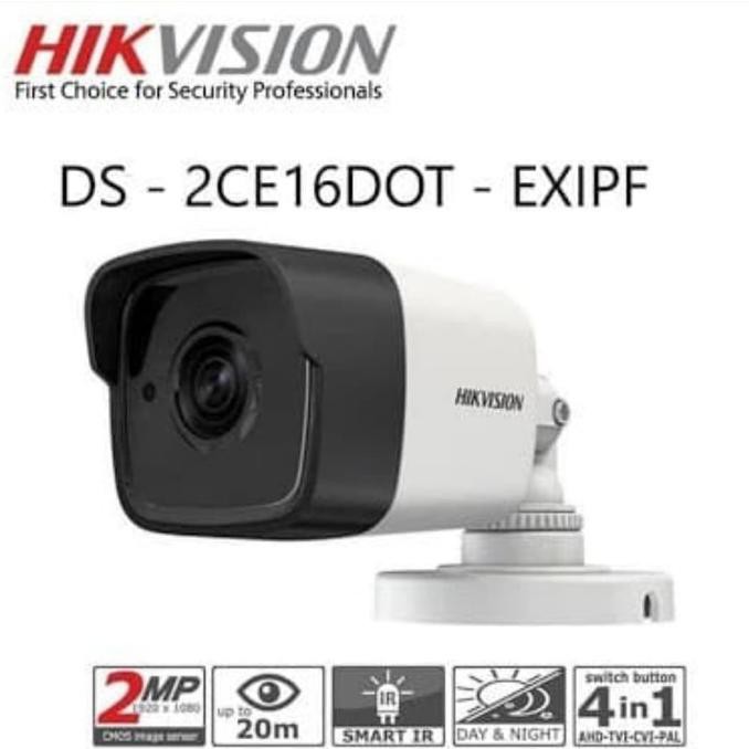 Camera Ngoài Trời Hikvision Ds-2Ce16Dot-Exipf 2mp 4 Trong 1 Hỗ Trợ Dvrs