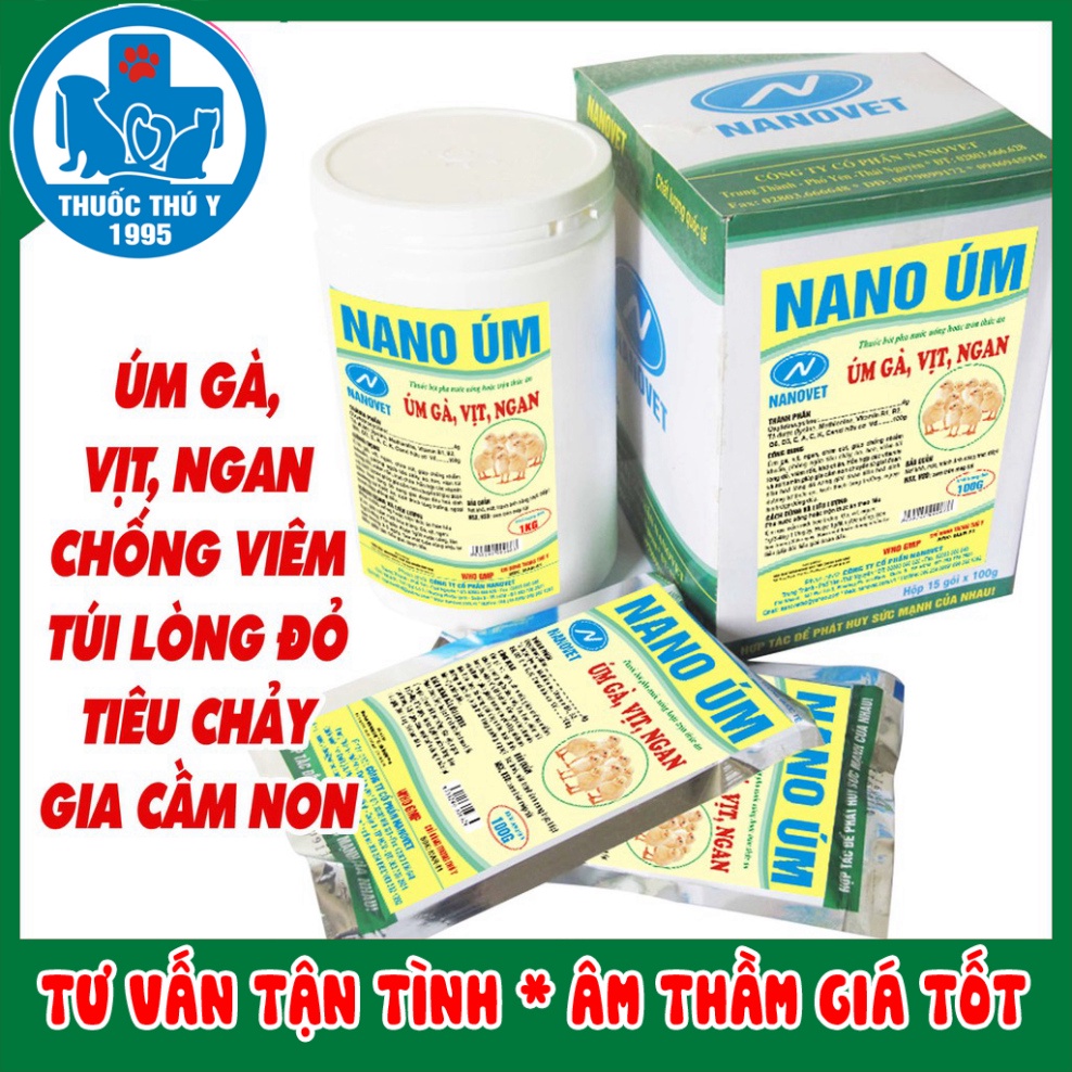 Gói 50g NANO ÚM -  úm gia cầm, thủy cầm, chim non