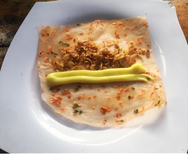 Bánh tráng bơ lục vị. Bánh tráng dẻo tôm bơ hành phi muối nhuyễn. BÁNH TRÁNG. VÂN NGUYỄN