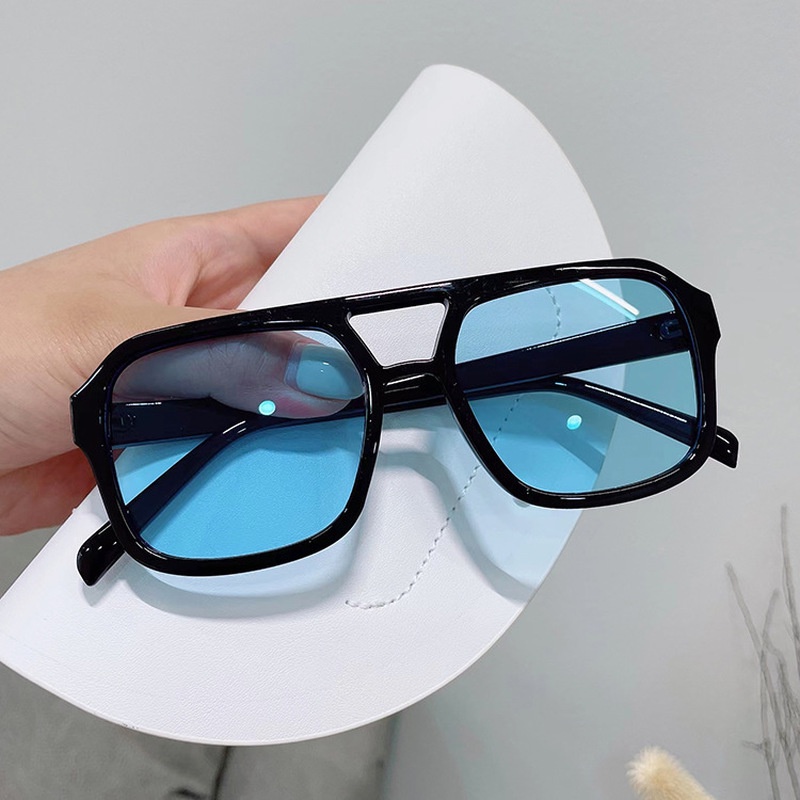 Kính Mát Gọng Vuông Phong Cách Retro Thời Trang Cho Nữ