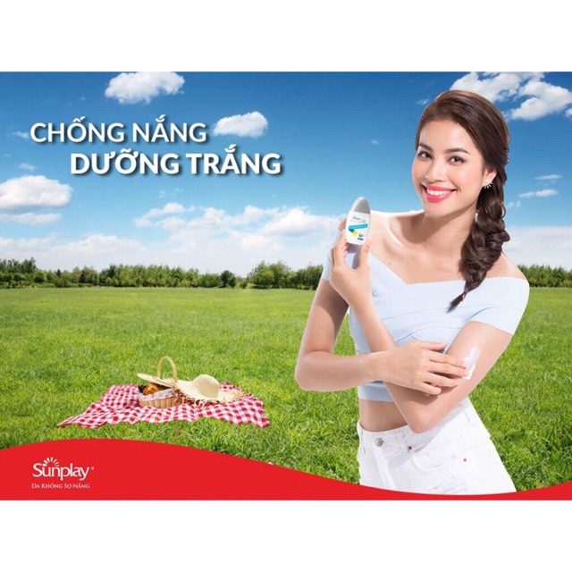 Sữa chống nắng dưỡng da trắng đẹp Sunplay Whitening UV SPF 50+ PA+++ 30ml