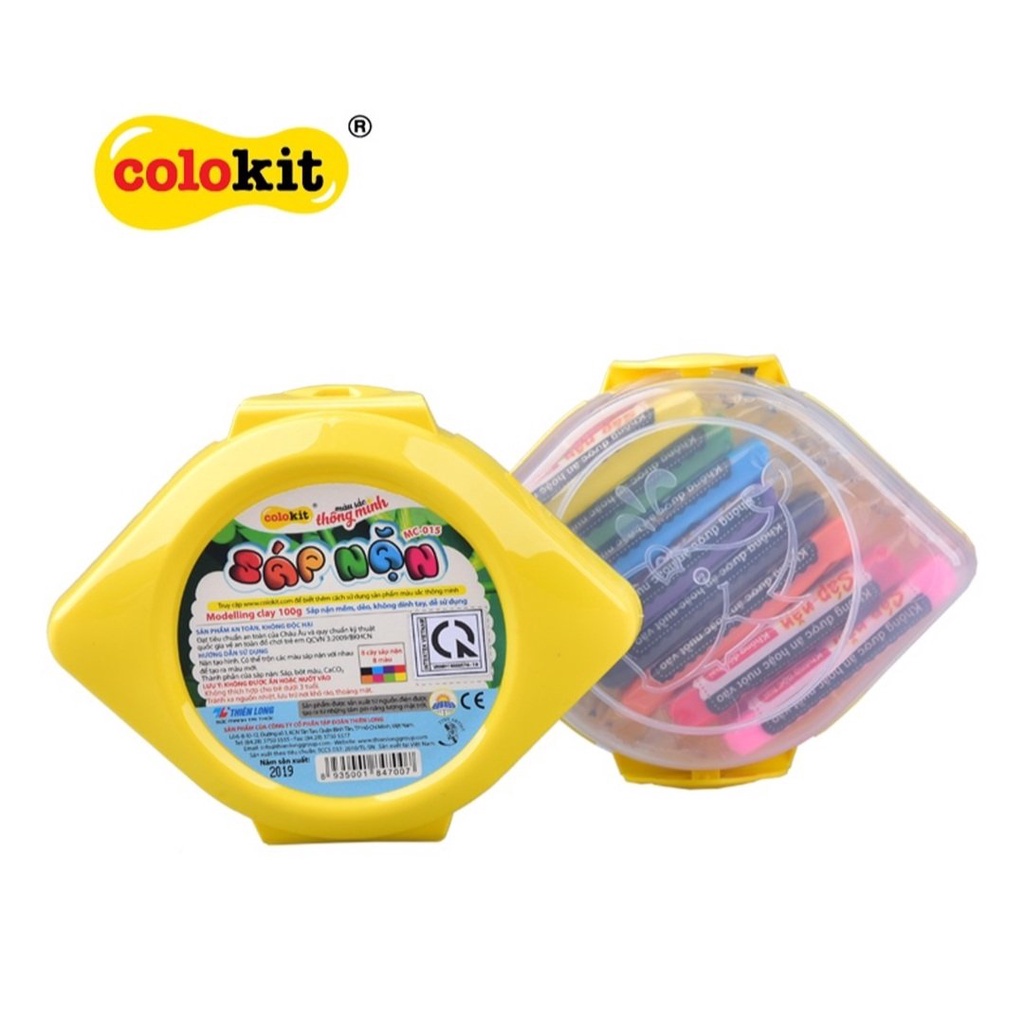 [ Chính hãng ] Sáp nặn Colokit MC-015 ( 8 thanh / 1 hộp / 1 màu ) hàng có kiểm tra chất lượng và an toàn