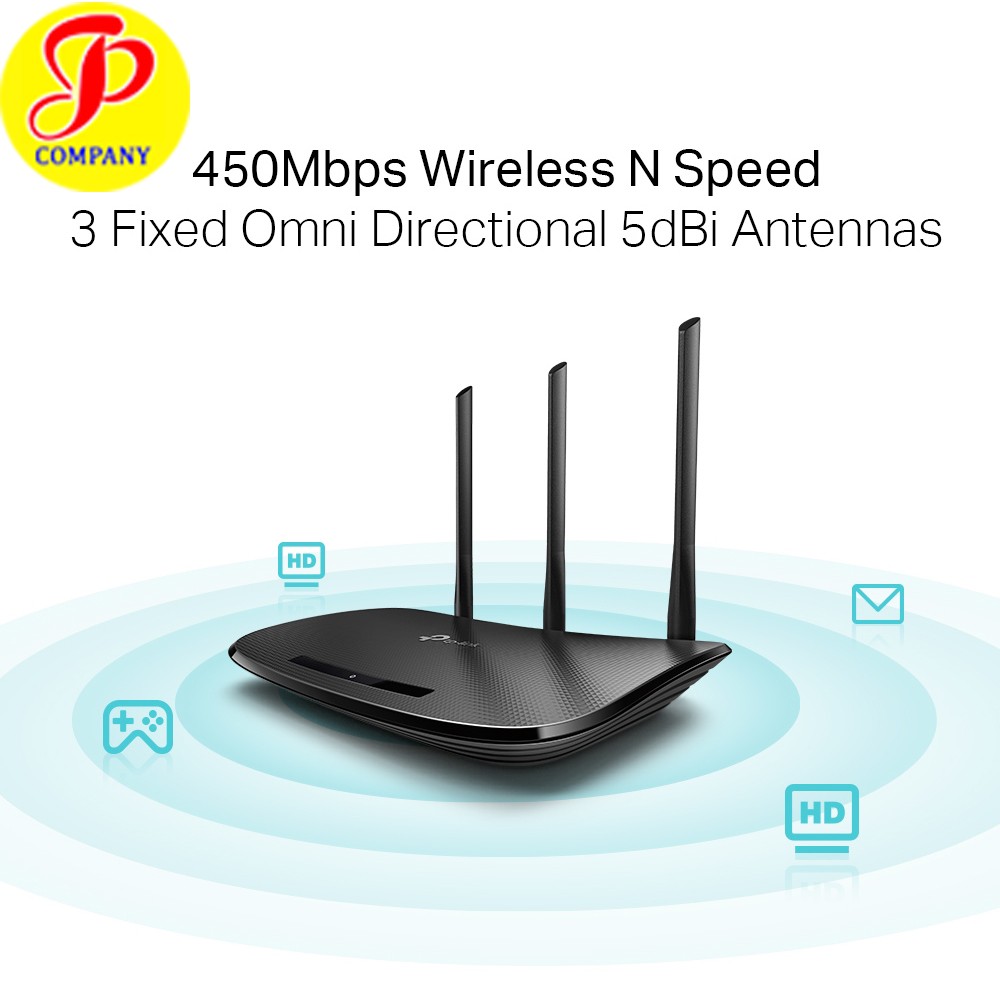 Bộ phát Wifi TP-Link TL-WR940N chuẩn N 450MB - Chính hãng